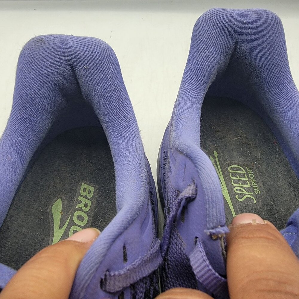 Brooks Launch GTS 9 Womens 9.5 Purple Running Shoes Athletic Casual 1203741B525 - Picture 9 of 13